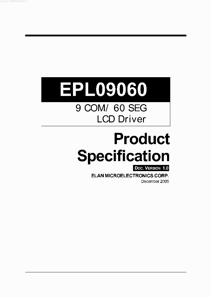 EPL09060_918446.PDF Datasheet
