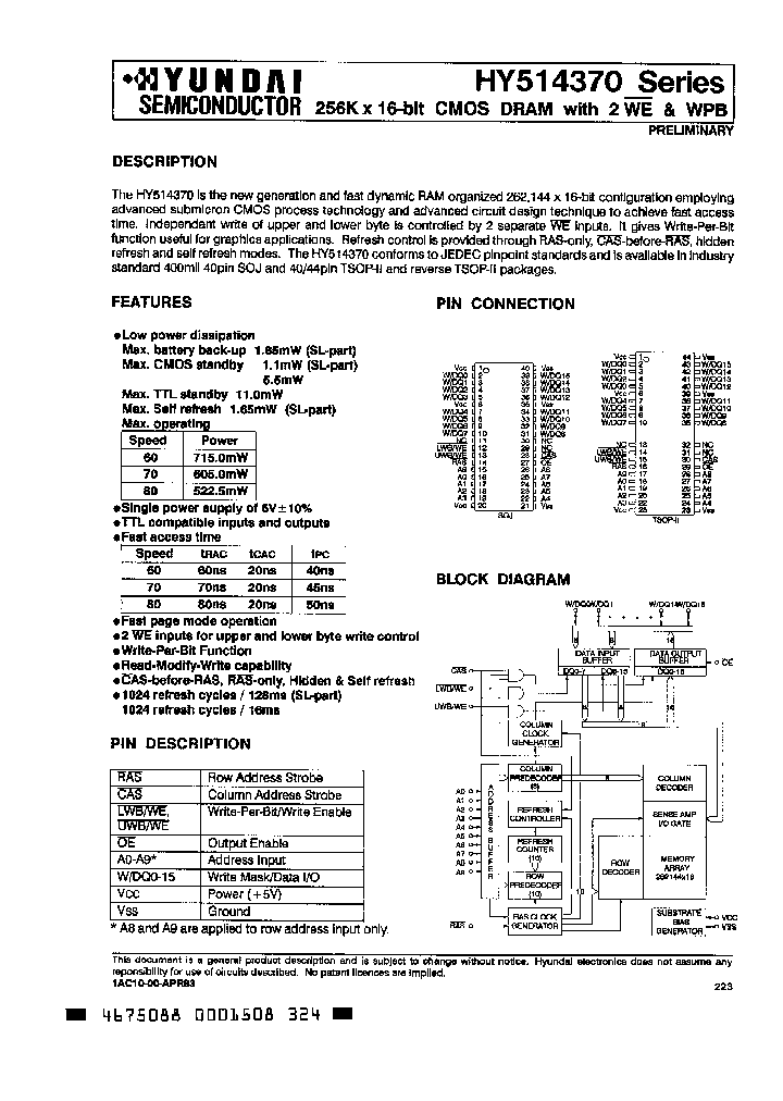 HY514370SLTC70_742296.PDF Datasheet