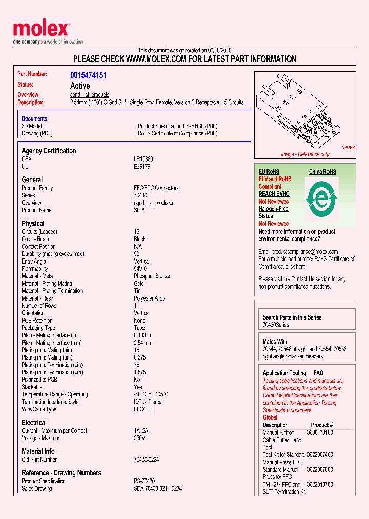 0015474151_1229634.PDF Datasheet