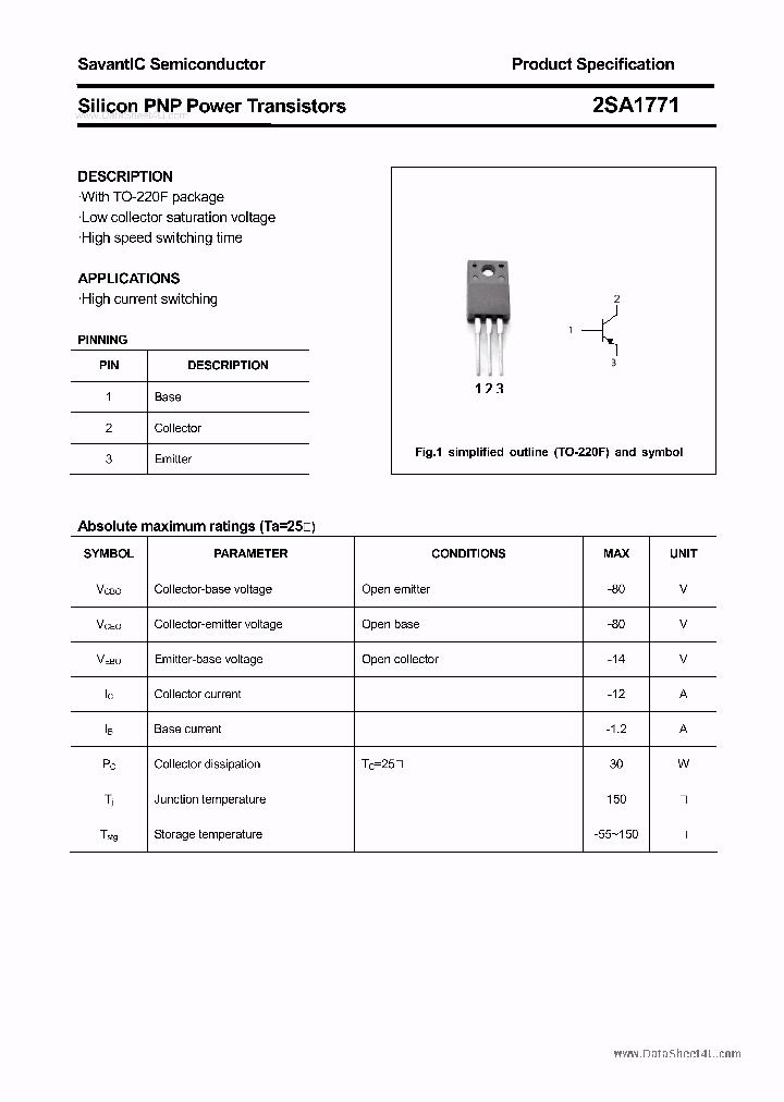 2SA1771_930631.PDF Datasheet