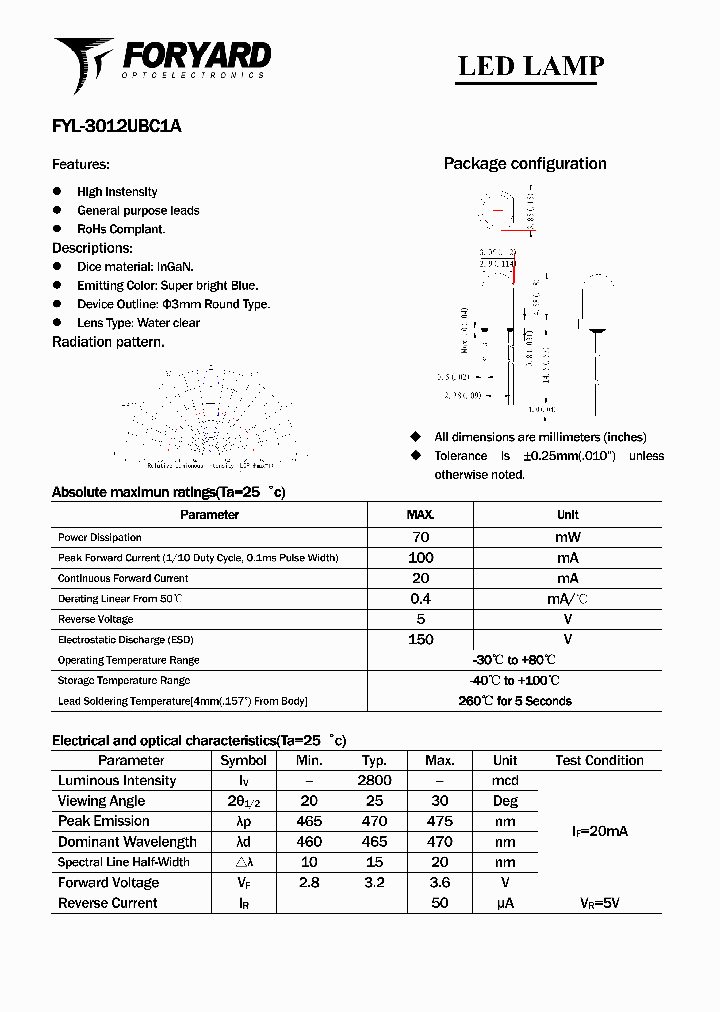 FYL-3012UBC1A_1247337.PDF Datasheet