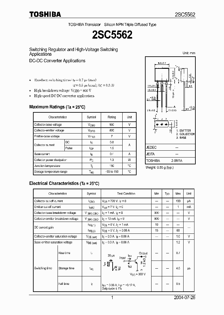 2SC5562_1285976.PDF Datasheet