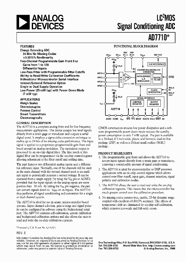 AD7710_759864.PDF Datasheet