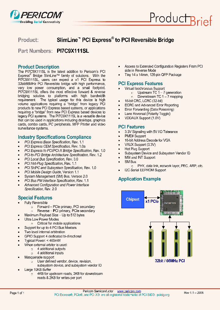 PI7C9X111SLBFDEX_769507.PDF Datasheet