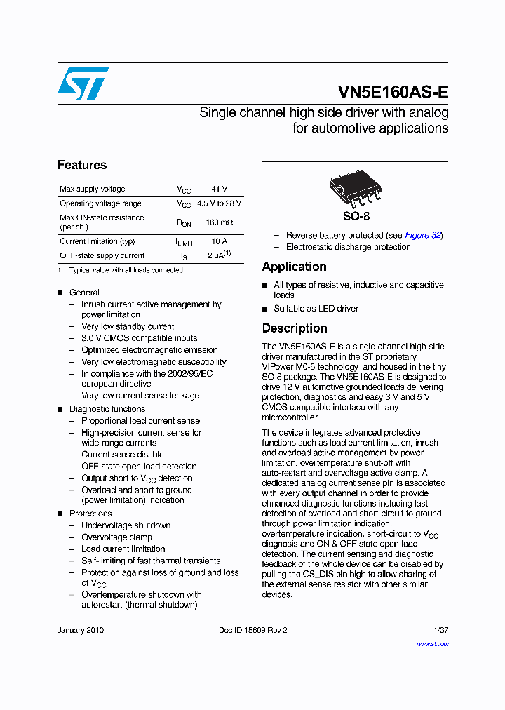 VN5E160AS-E_773093.PDF Datasheet