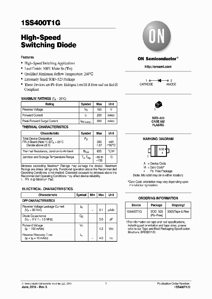 1SS400T1G10_1323858.PDF Datasheet