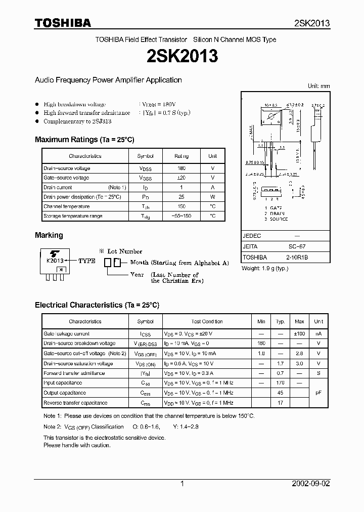 2SK2013_1319999.PDF Datasheet