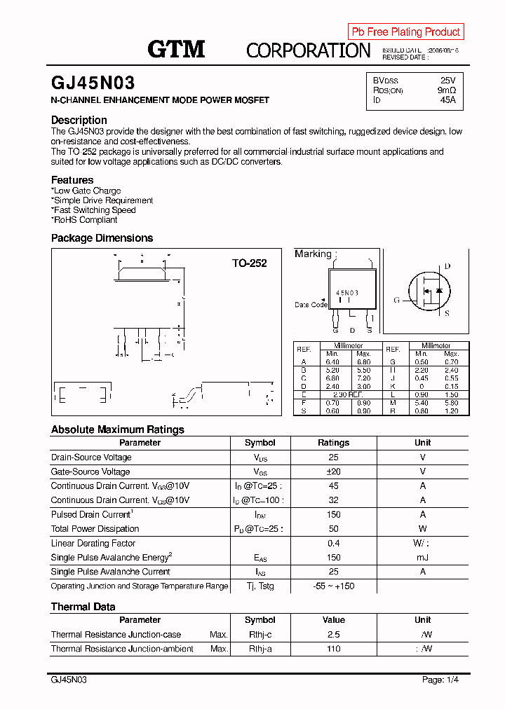GJ45N03_1327165.PDF Datasheet