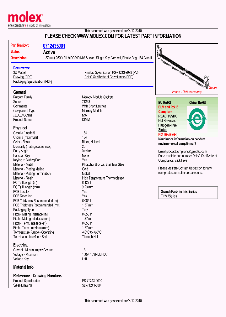 71243-5001_1326591.PDF Datasheet