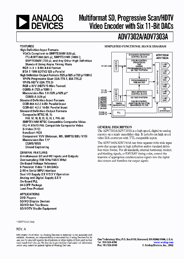 ADV7302A_1322945.PDF Datasheet