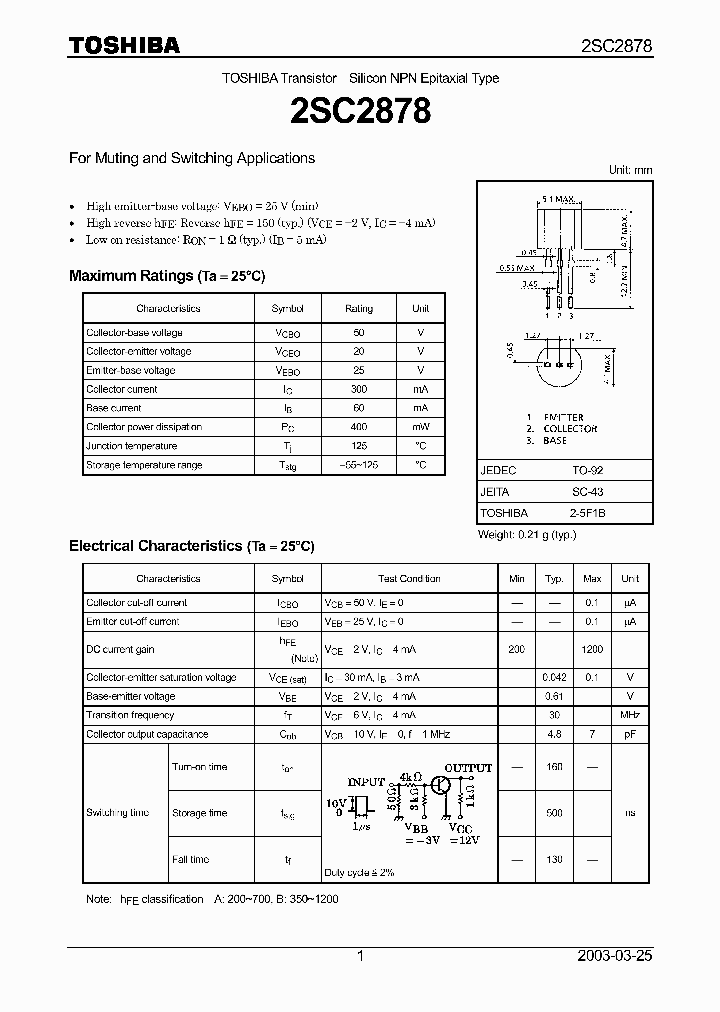 2SC2878_1334799.PDF Datasheet