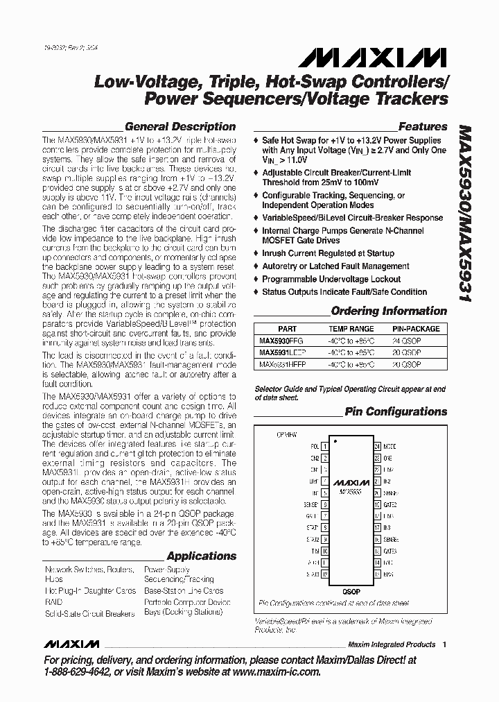 MAX5931L_1350620.PDF Datasheet