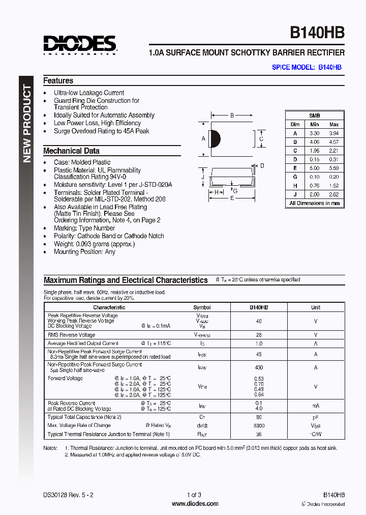 B140HB_1339248.PDF Datasheet