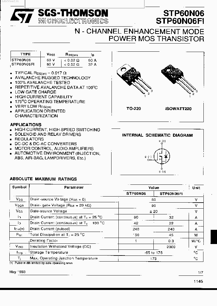 P60N06_936755.PDF Datasheet