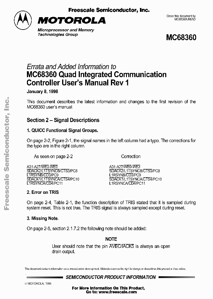 MC68360UMAD_796705.PDF Datasheet