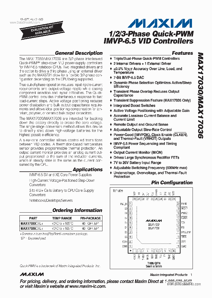 MAX17030_935714.PDF Datasheet