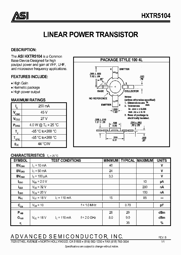 HXTR5104_1347611.PDF Datasheet