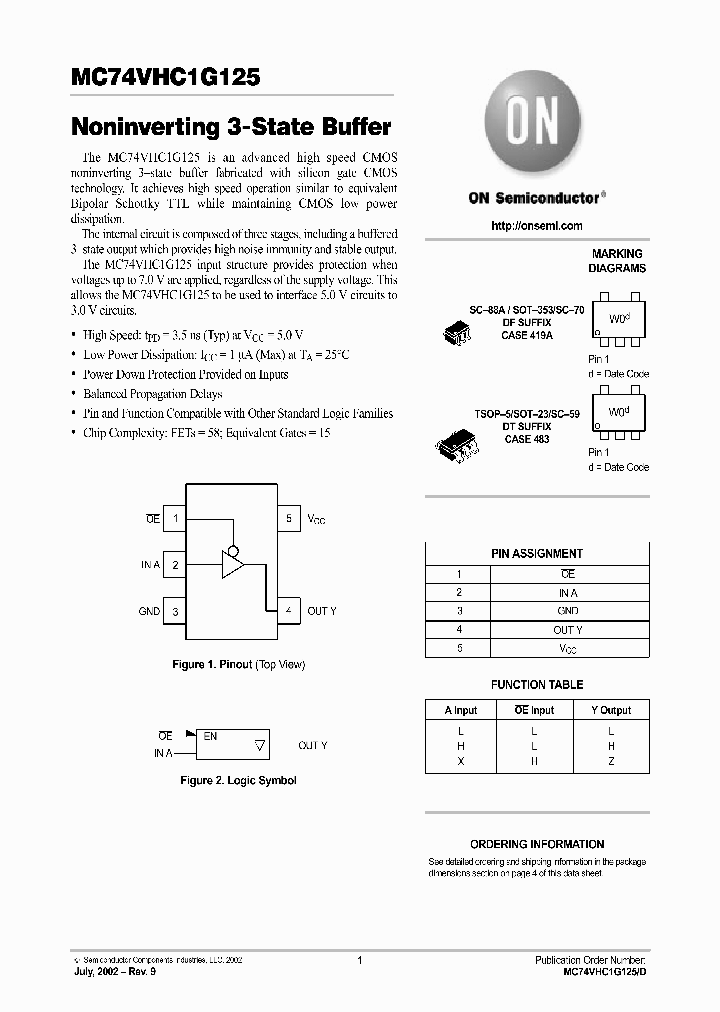 MC74VHC1G125-D_1351677.PDF Datasheet