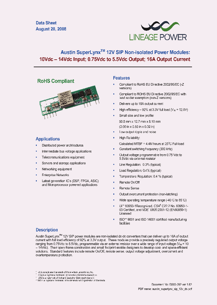 AXA016A0X3Z_1361939.PDF Datasheet