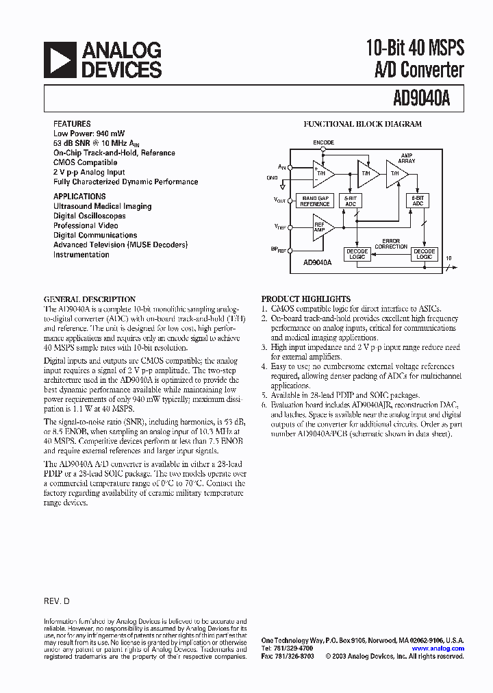 AD9040ATZ883B_1359475.PDF Datasheet