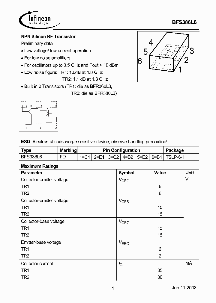 BFS386L6_1360622.PDF Datasheet