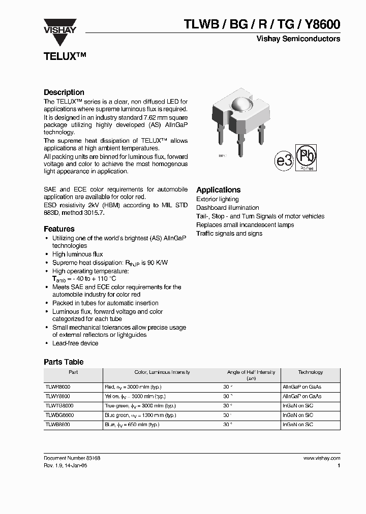 TLWTG8600_1358116.PDF Datasheet