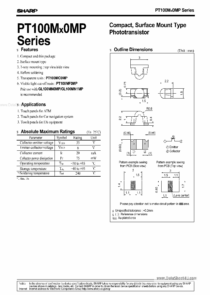 PT100MF0MP_938318.PDF Datasheet