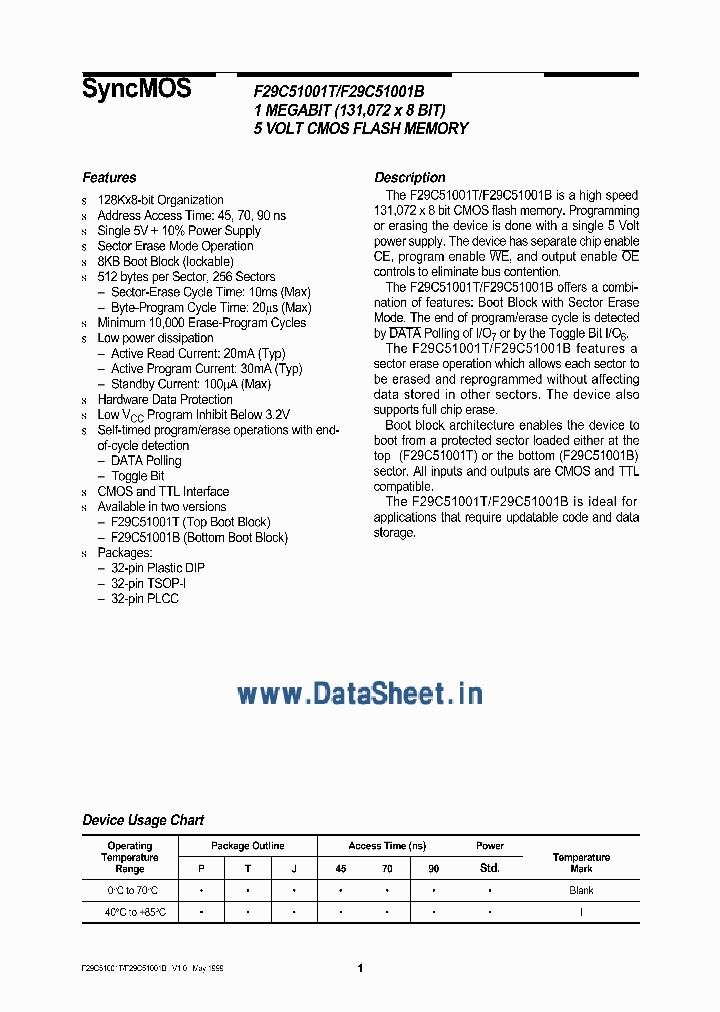 F29C51001_940435.PDF Datasheet