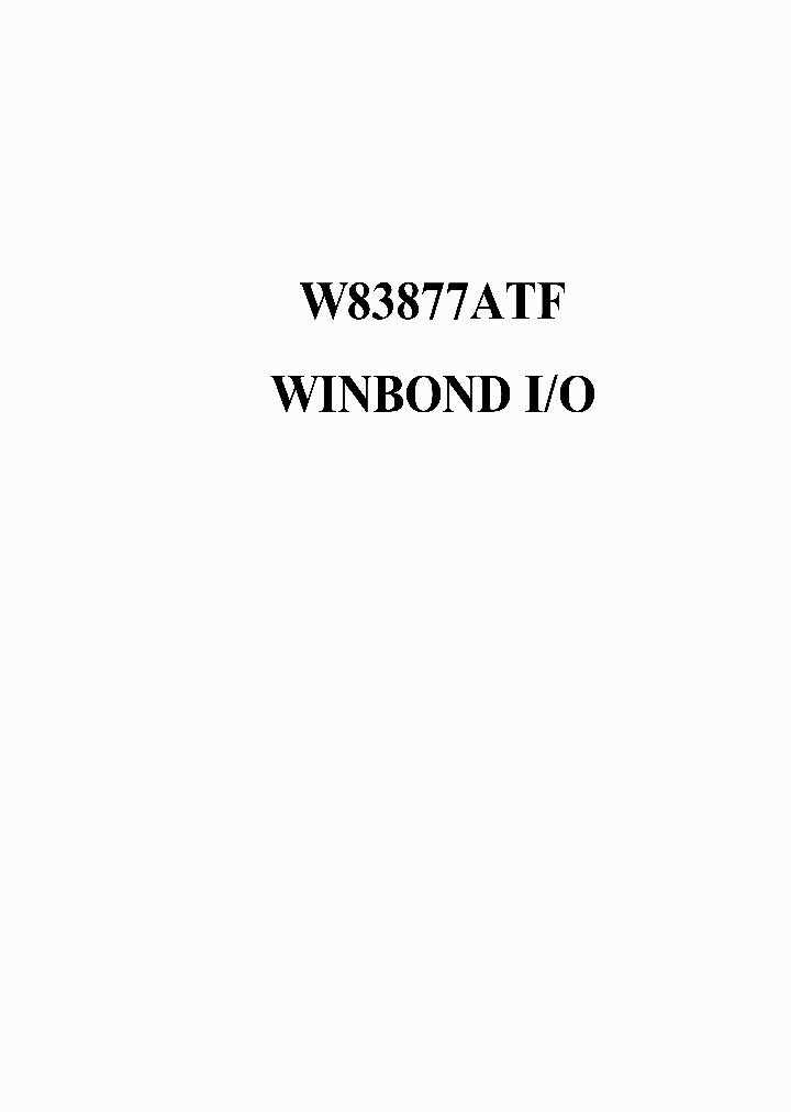 W83877ATD_1401176.PDF Datasheet