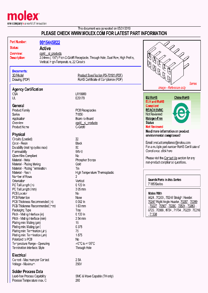 0015445822_1372219.PDF Datasheet