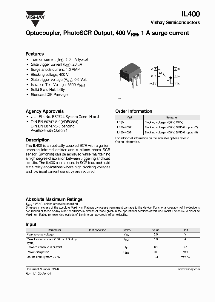 IL400_1400533.PDF Datasheet