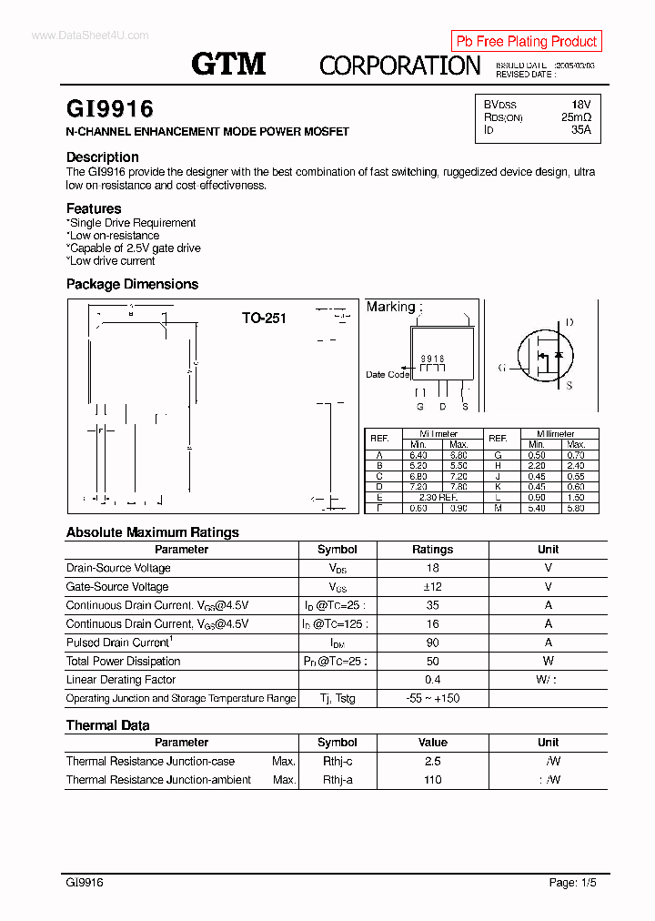 GI9916_1199312.PDF Datasheet