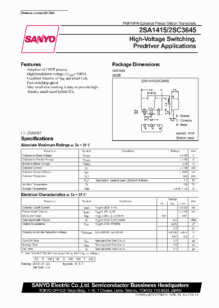 2SC3645_1401651.PDF Datasheet