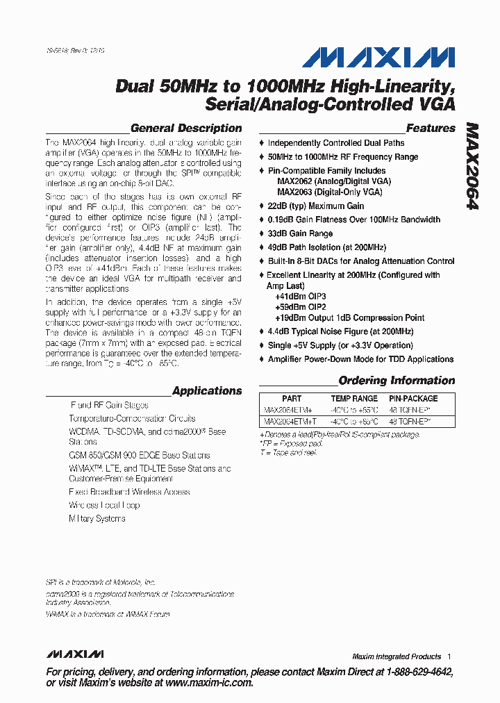MAX2064_1376811.PDF Datasheet