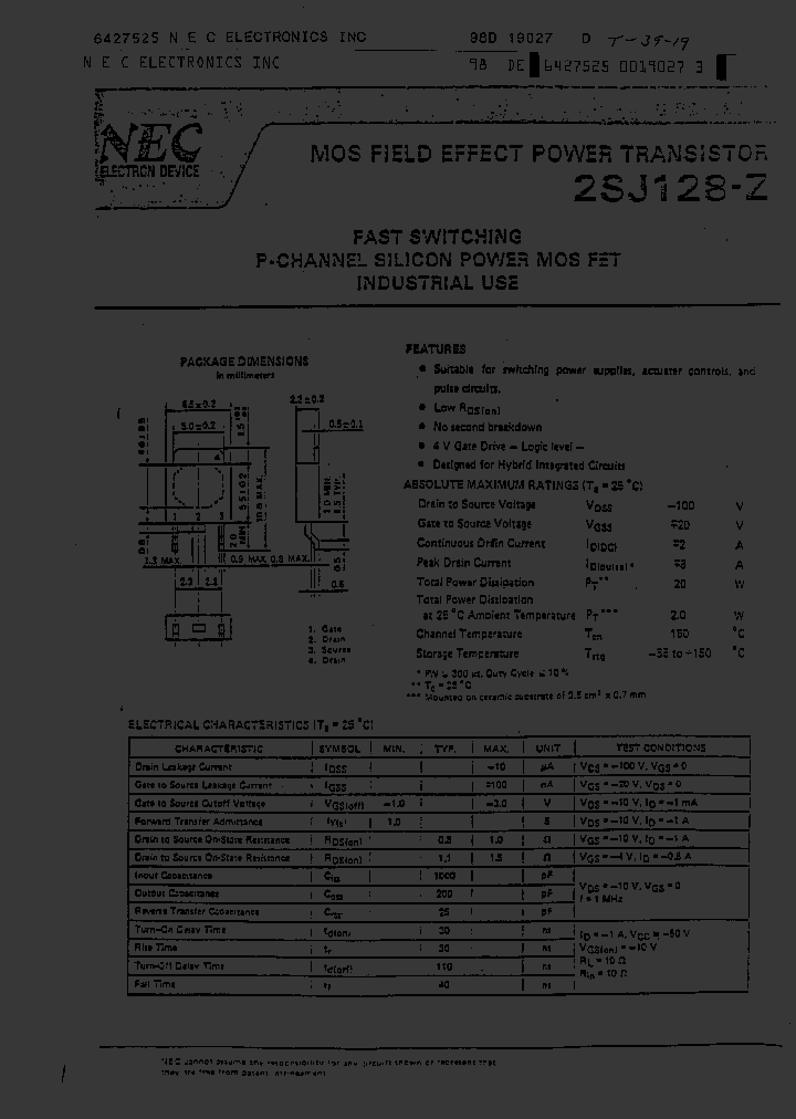 2SJ128Z_806245.PDF Datasheet