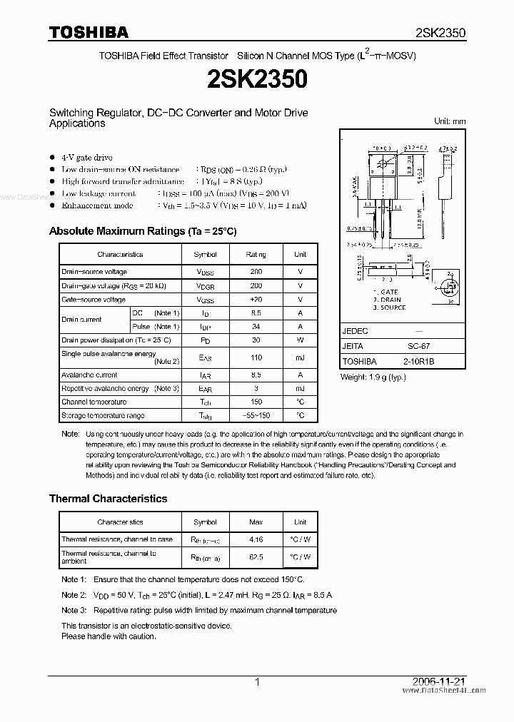 K2350_1230482.PDF Datasheet