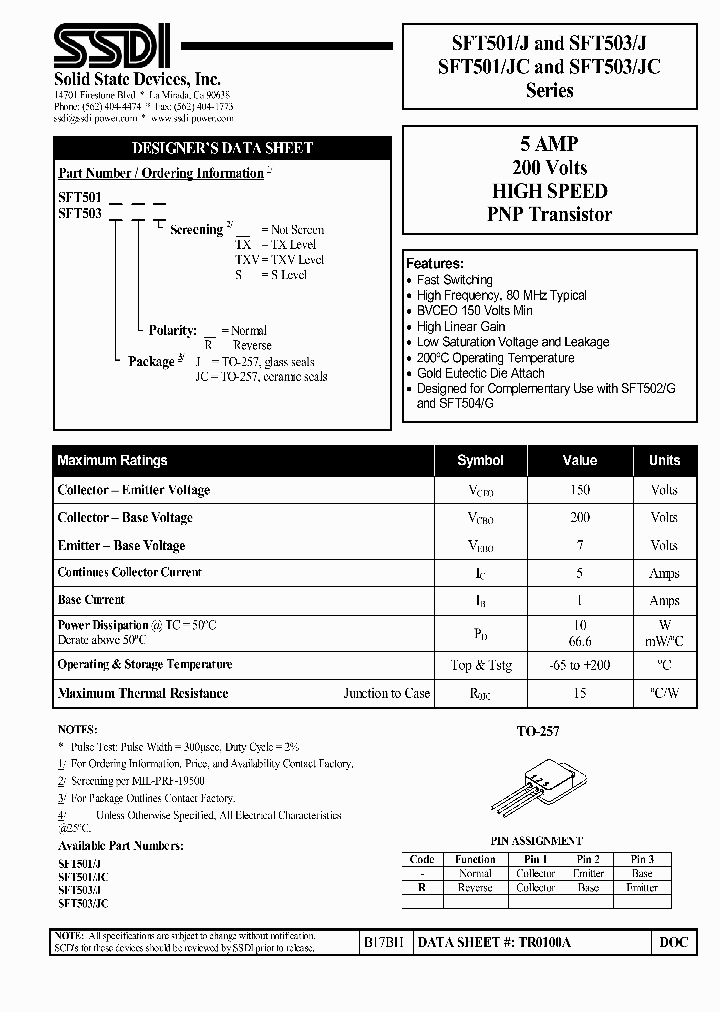SFT503-J_1390490.PDF Datasheet