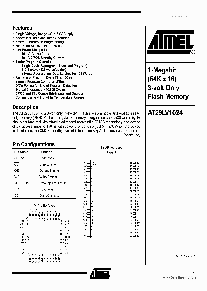 29LV1024_1242354.PDF Datasheet