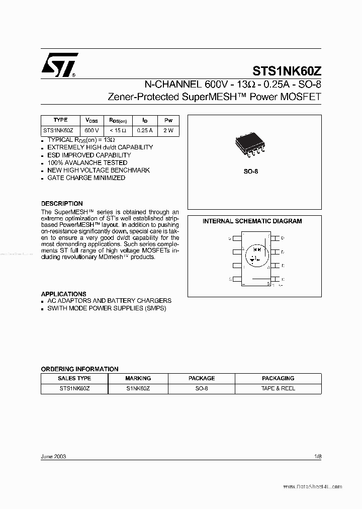 1NK60Z_1243308.PDF Datasheet