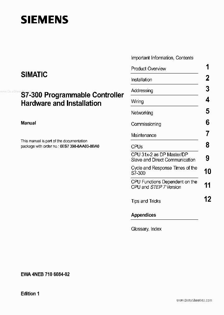 S7-300_1305689.PDF Datasheet
