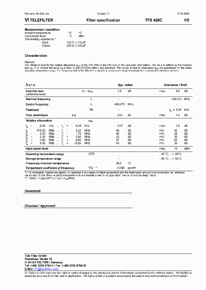 TFS426C_1429102.PDF Datasheet