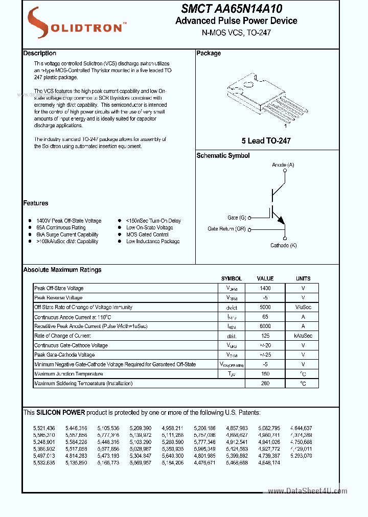 SMCTAA65N14A10_1380953.PDF Datasheet