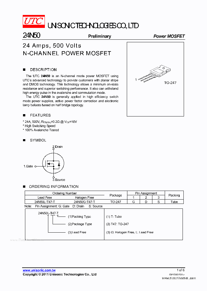 24N50_1405936.PDF Datasheet