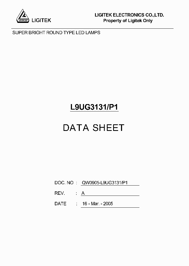 L9UG3131-P1_1447743.PDF Datasheet