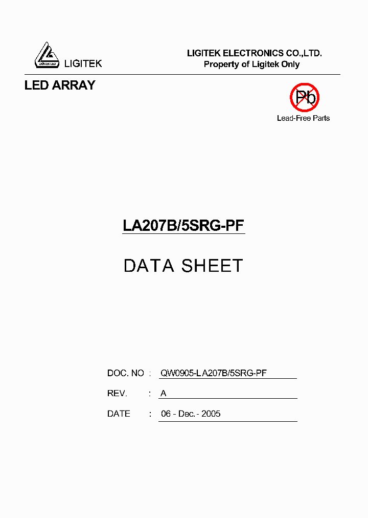 LA207B-5SRG-PF_1483405.PDF Datasheet