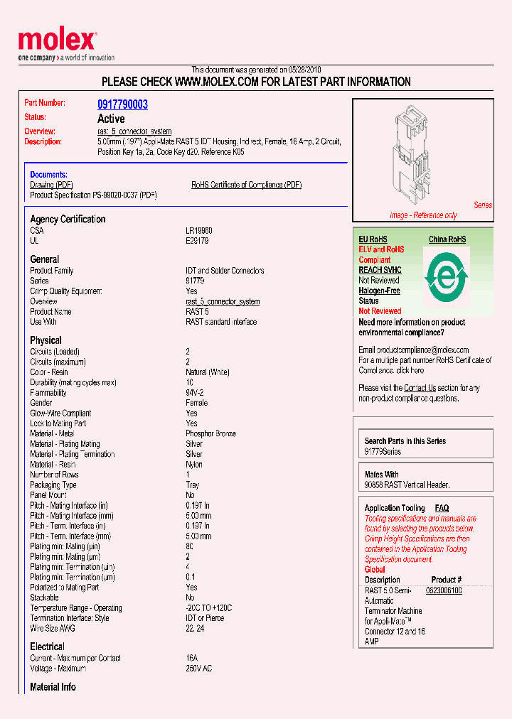 91779-0003_1510154.PDF Datasheet