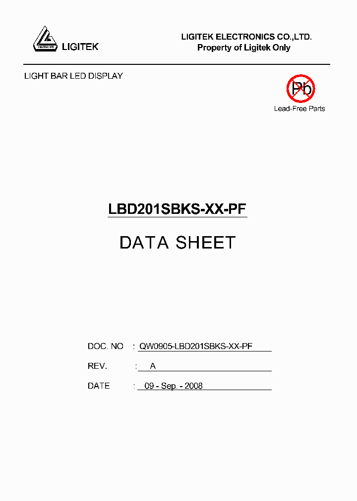 LBD201SBKS-XX-PF_1546294.PDF Datasheet