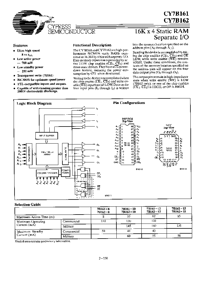 CY7B161-8VC_863389.PDF Datasheet