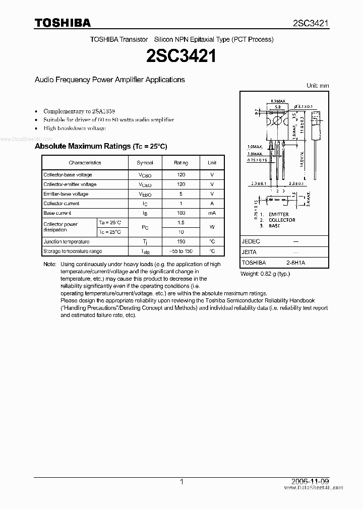 C3421_1554989.PDF Datasheet