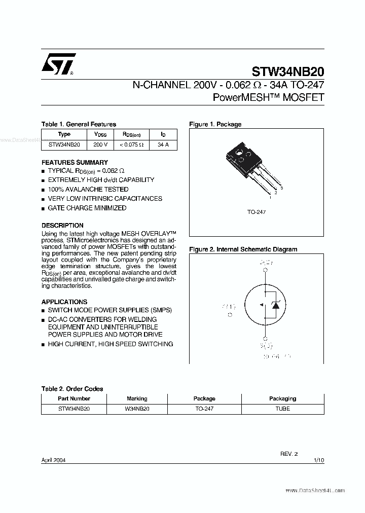 W34NB20_1552105.PDF Datasheet